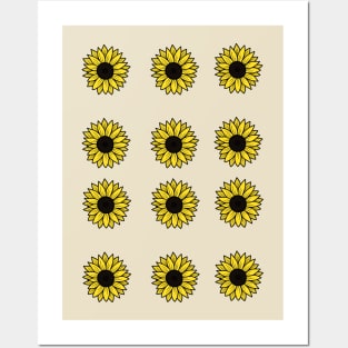 sunflowers Posters and Art